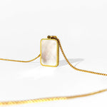 18K vergoldet Perlmutt